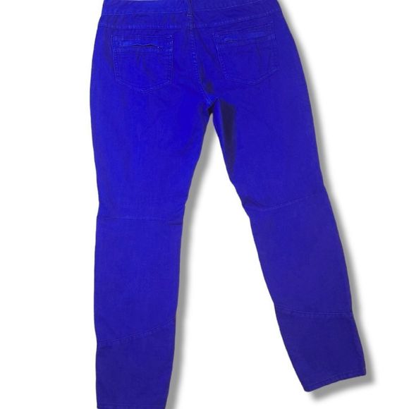 Free People Electric Blue Moto Bohemian Jeans size 31 - Picture 5 of 5